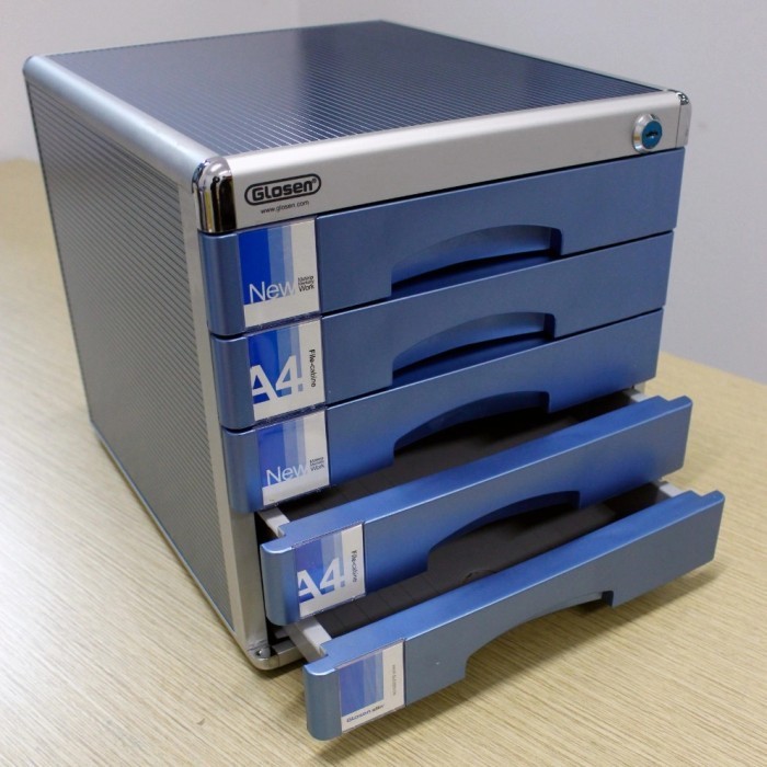 

Fauma File Cabinet Glosen 5 susun kunci depan