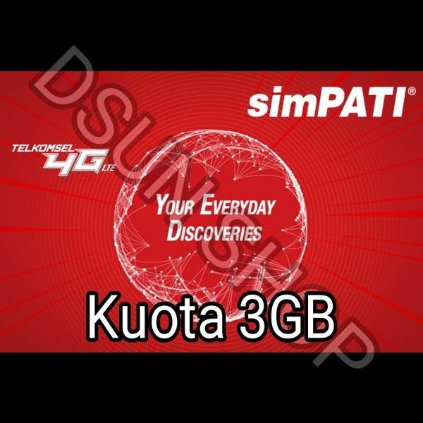 KARTU KUOTA TELKOMSEL 3GB