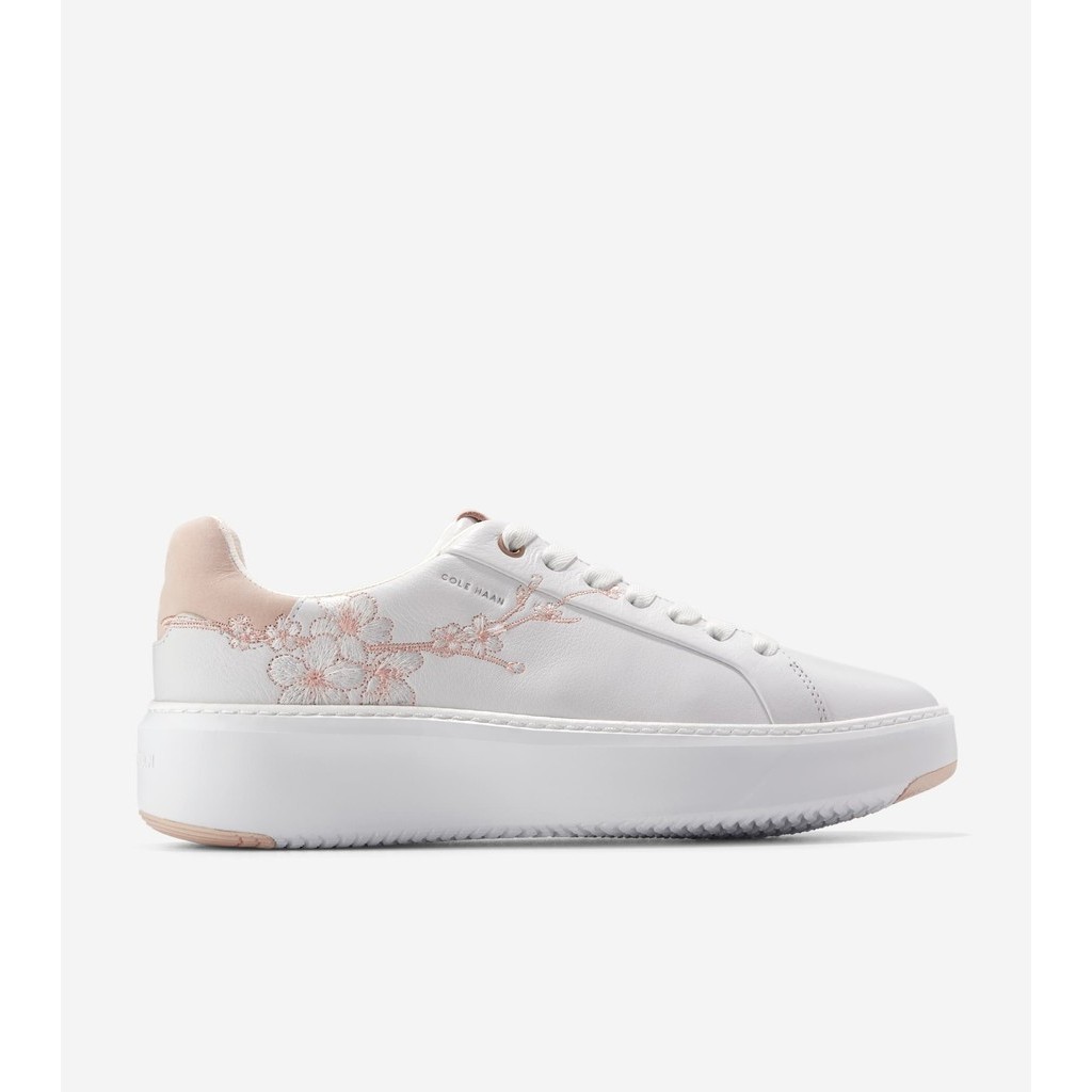 Cole Haan Women Grandpro Topspin Sneaker - Sepatu Wanita (White)