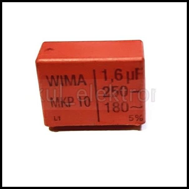 TERBARU CAPACITOR WIMA 1.6UF 250V MKP10 