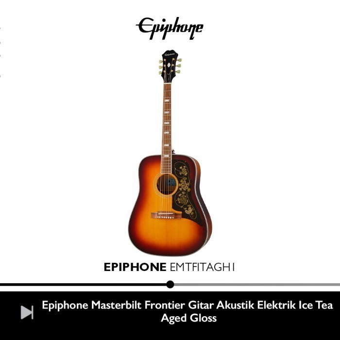 Epiphone Masterbilt Frontier Full Solid Gitar Akustik Elektrik