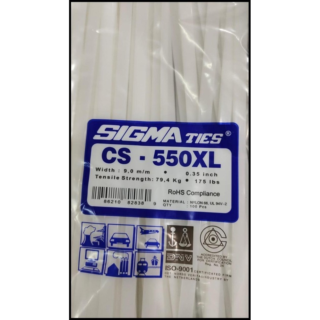 

DISKON CS-550XL - KABEL TIES SIGMA UKURAN 550 X 9.0 MM !!!!!!!