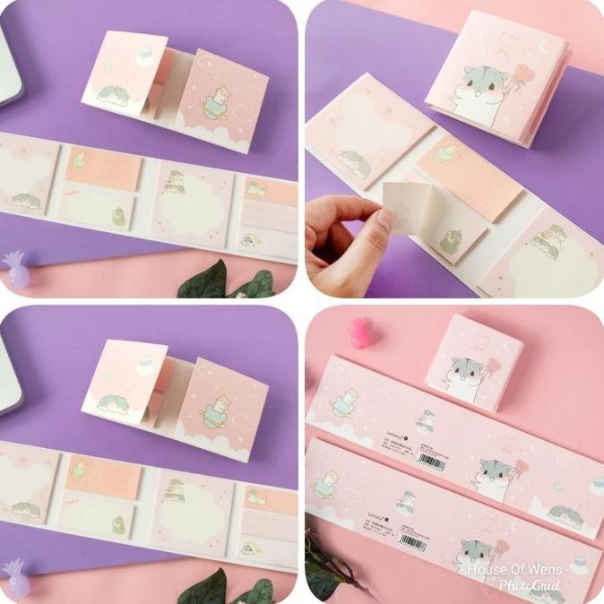 

Ready Sticky Note Pink Phoebe Notes Set - Memo Tempel Original