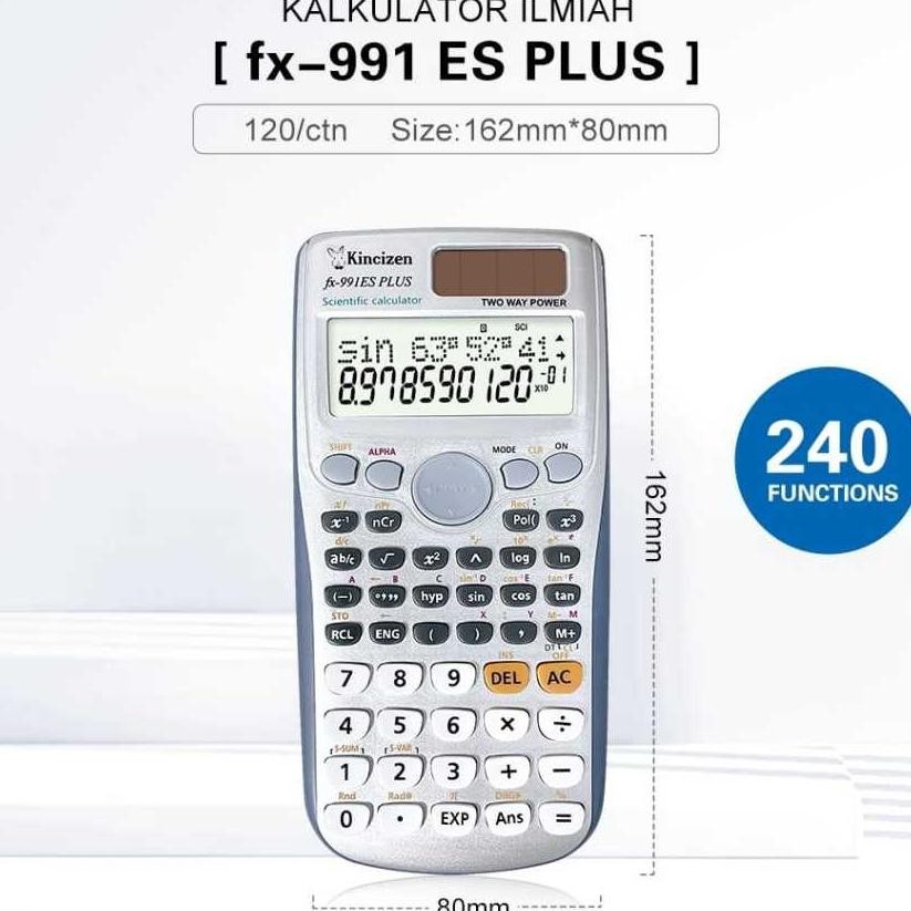 

Ah67 Kalkulator Scientific GTTTZEN FX-991ES PLUS Calculator FX 991 ES PLUS Scientific Kalkulator FX-991ES PLUS Calculator Kuliah Sekolah Murah