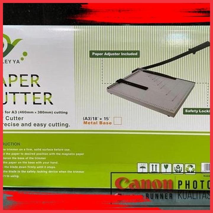 

(BK GEMA) PAPER CUTTER A3 IMPORT ALUMUNIUM BERKUALITAS
