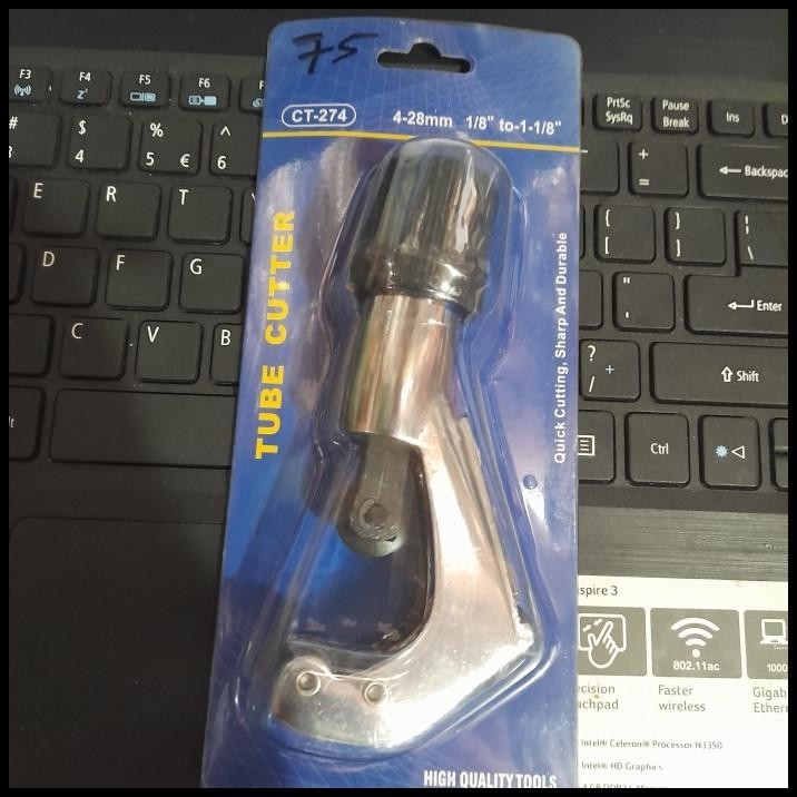 

TERMURAH CUTER PIPA AC CT-274 4-28MM 1/8" TO-1-1/8" TUBE CUTTER !!!!!