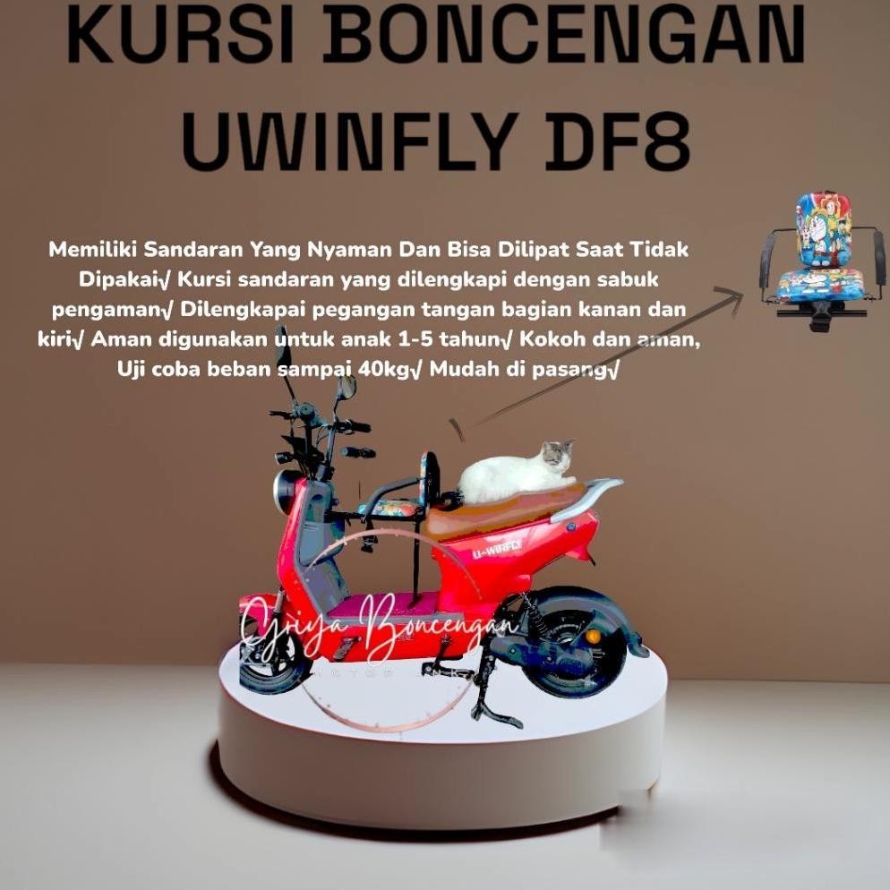 Boncengan Uwinfly Df8 || Boncengan Sepeda Listrik Uwinfly Df8