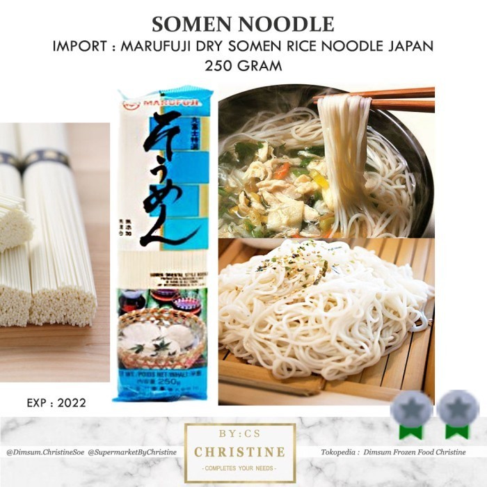 

Marufuji Somen Dry Somen Japan Noodle Rice Noodle 250 Gr