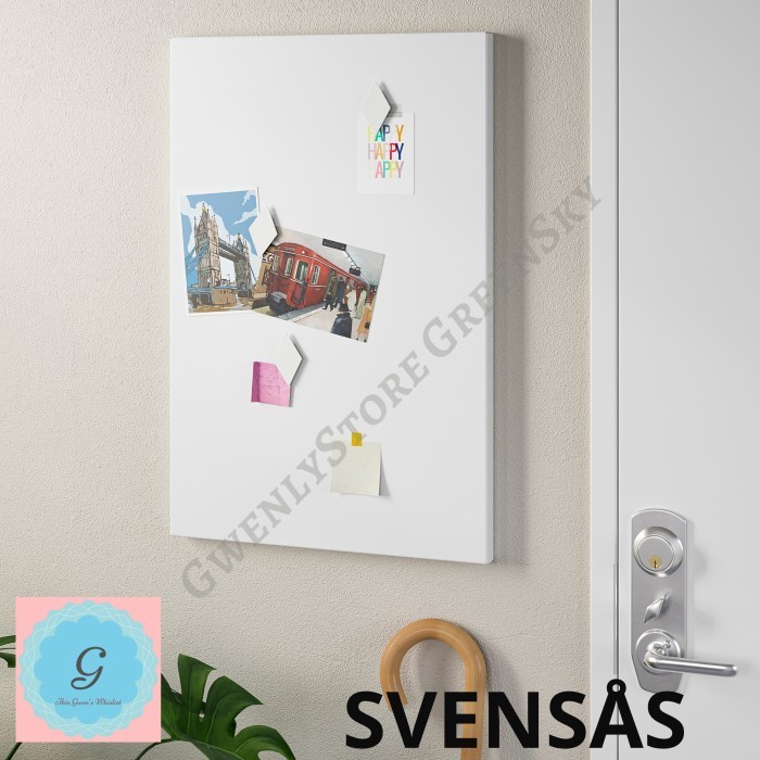 

papan tulis memo metal magnetic minimalis serbaguna kuat awet 40x60cm