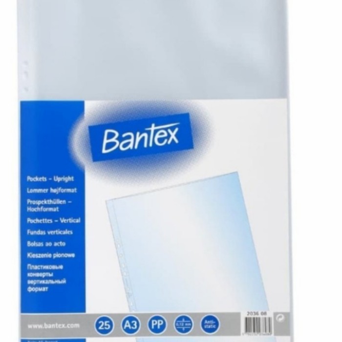 

Plastik Pp Pocket A3 Merek Bantex