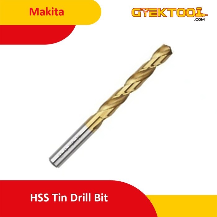 Makita Mata Bor Besi HSS Tin 1mm Metal Drill Bit 1 mm D-43240