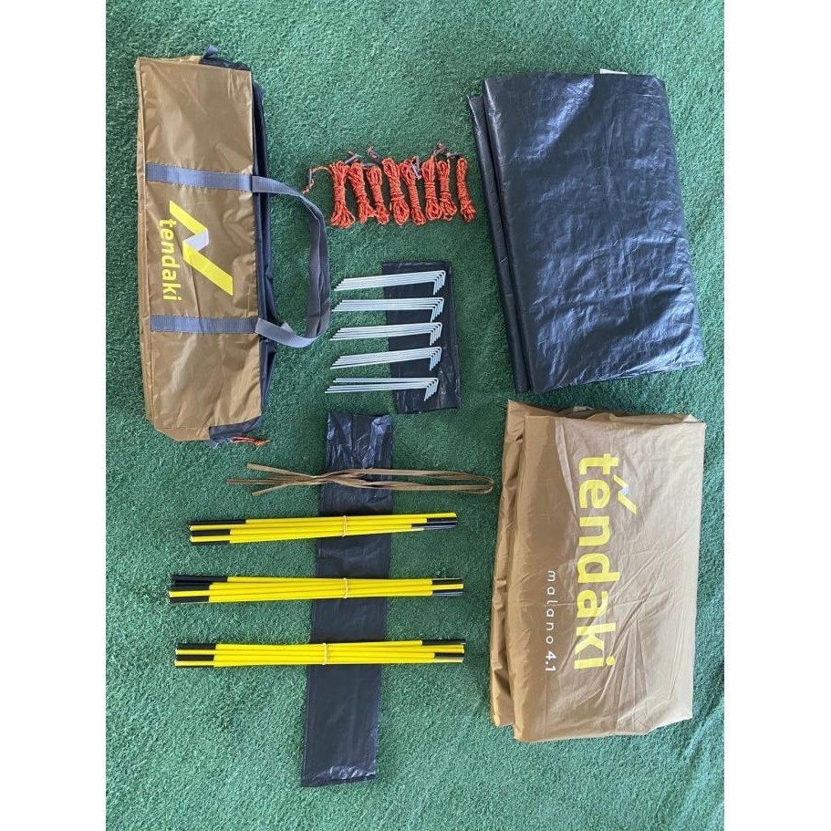 Tendaki Malano 4.1 dan Malano 4.1H tenda kemping keluarga family tent GM