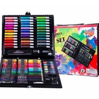 

ORIGINAL Crayon Set 208 Pcs Pensil Warna Menggambar Mewarnai Melukis Anak-Anak Krayon Cat Cair Pastel Koper Set Lengkap Kado Anak Colouring Gift TAKASIMURA STORE Oy58