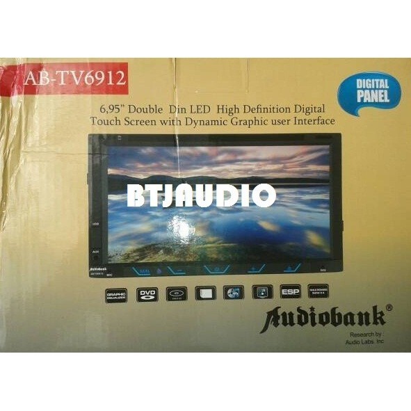TV MOBIL DOUBLEDIN AUDIOBANK LAYAR 6,95" + ANTENNA TV INDOOR