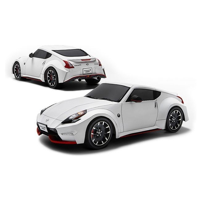 diy papercraft lembar kertas pola mobil nissan fairlady z nissmo zenyang22