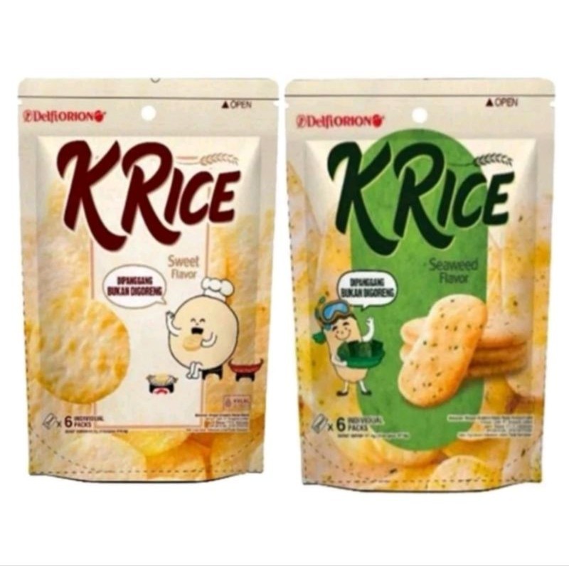 

Delfiorion Creakers K - Rice Orion Seaweed & sweet 64,8gr ( isi 6pcs)