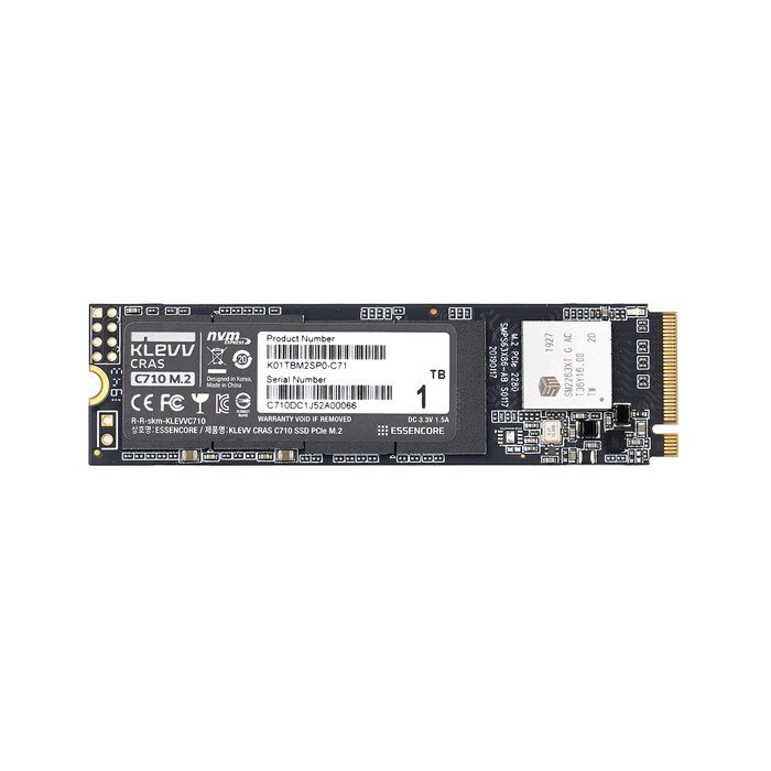 KLEVV SSD CRAS C710 1TB M.2 2280 NVME PCLE GEN3 X4 - K01TBM2SP0-C71 ORIGINAL BEST QUALITY
