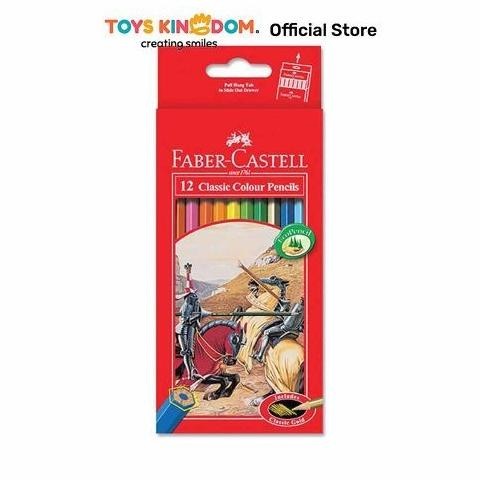 

Toys Kingdom Faber Castell Set 12 Pcs Pensil Warna Classic 115852
