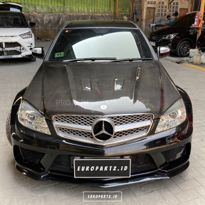 CARBON HOOD C63 BLACK SERIES FOR MERCEDES BENZ W204