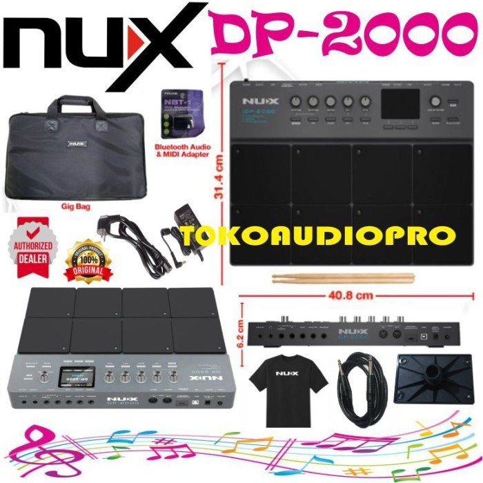 Nux DP2000 Percussion Pad Nux DP-2000 Drum Pad