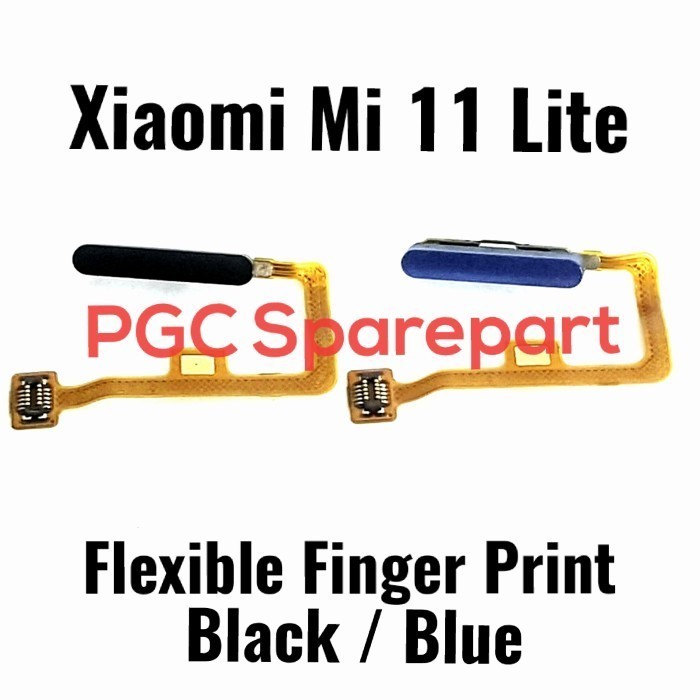Ori Flexible Fingerprint Xiaomi Mi 11 lite Mi11 Lite 11Lite Sidik Jari