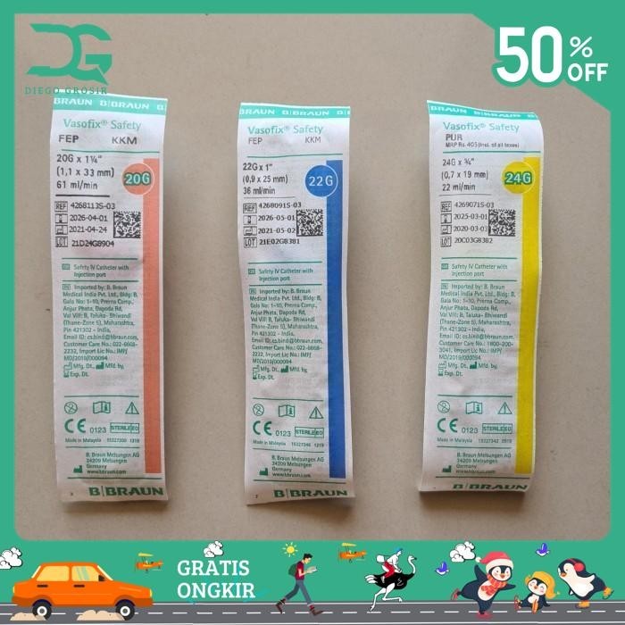 KUALITAS TERBAIK VASOFIX SAFETY G18, G20, G22, G24 / VASOFIX / BBRAUN 