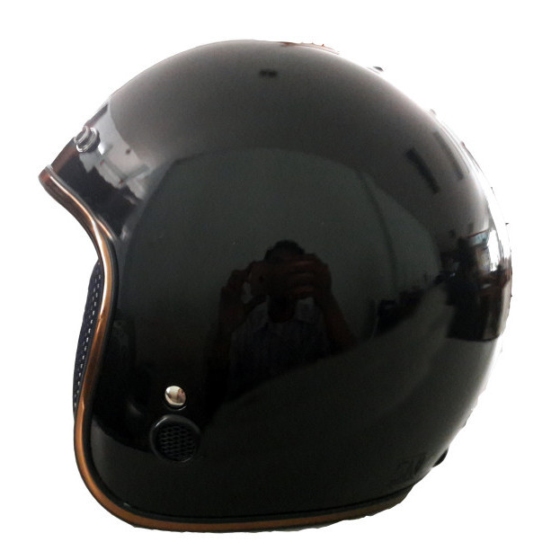 HELM BOGO RETRO IGLOO SOLID BLACK