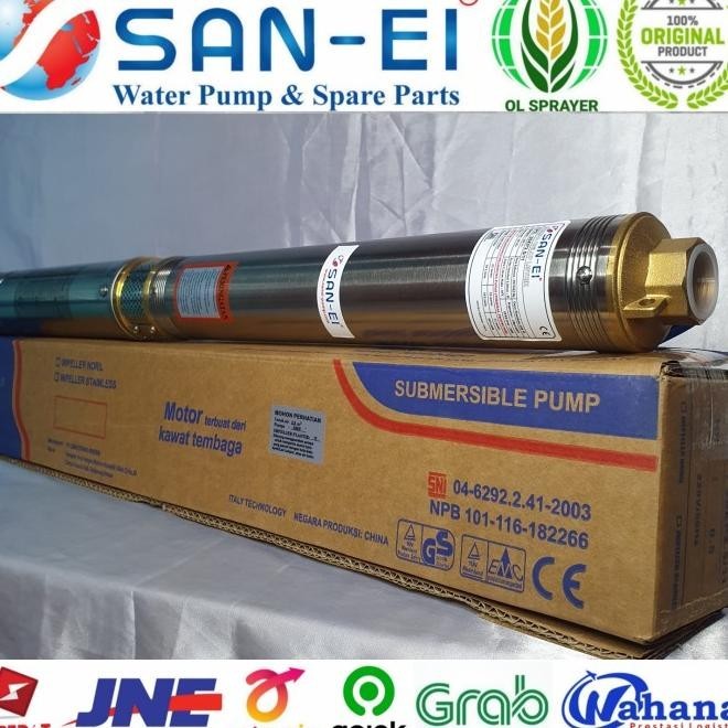 Pompa Air Satelit San-Ei 3 Inch 0.75Hp|Satelit 3/4 Hp (Plus Kabel 50M)