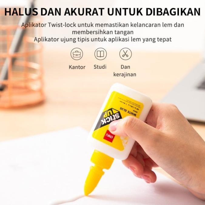 

[(Gosend Bisa) | #Bisa Faktur#-| |#Termasuk Pajak} Deli - E39445 / Lem Cair Putih 40 Ml / Peralatan Sekolah Kantor Murah