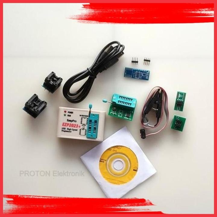 (BK PROT) ALAT FLASH IC BIOS EZP2023 EZP2013 2019 UPDATE VERSI PAKET KOMPLIT