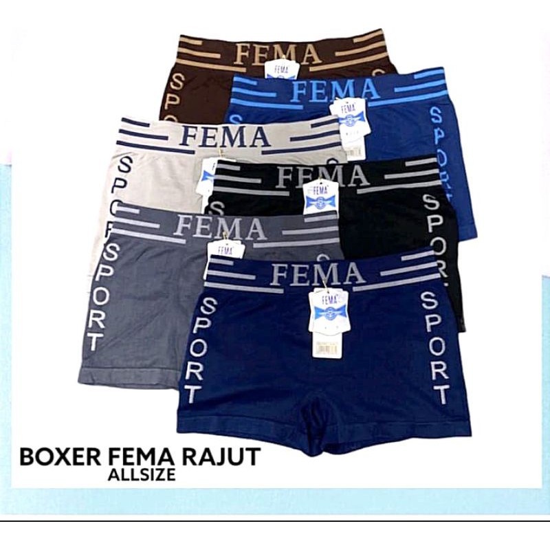 CELANA DALAM PRIA BOXER FEMA SPORT TERBARU