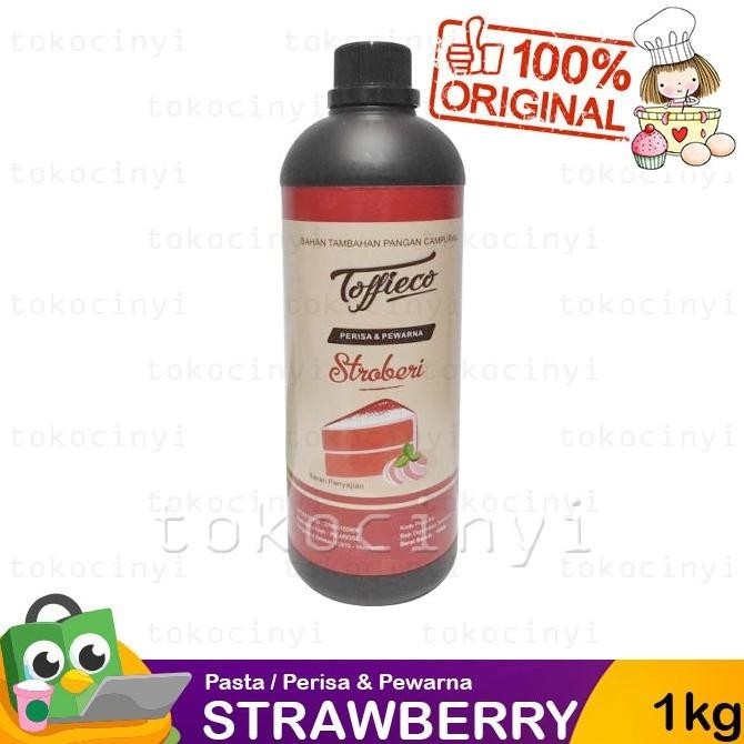 

Toffieco Pasta Perisa & Pewarna - Strawberry / Stroberi 1Kg