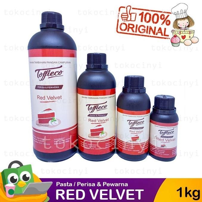 

Toffieco Pasta Perisa & Pewarna - Red Velvet 1Kg