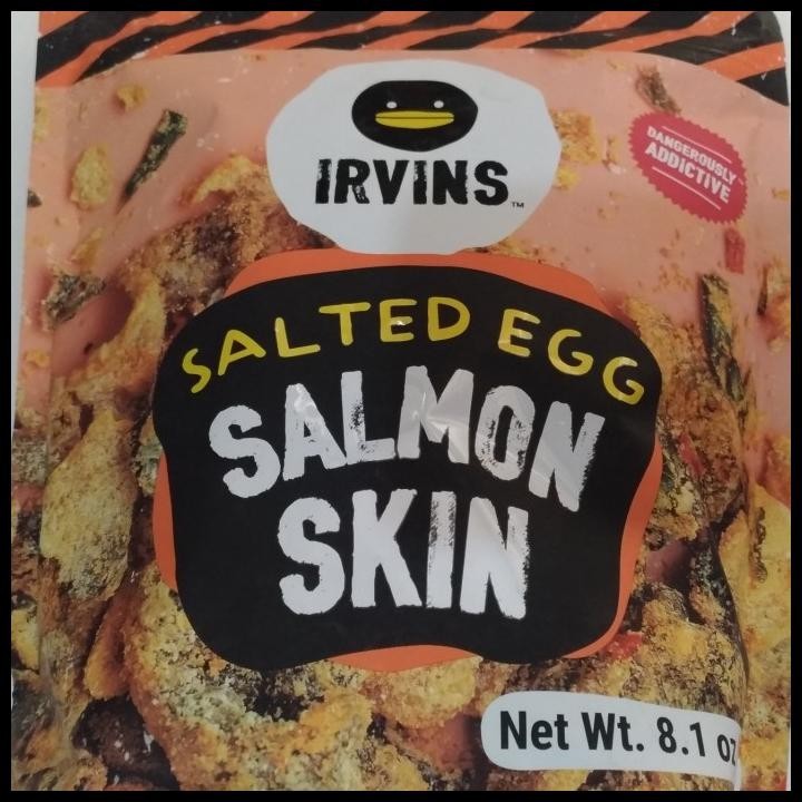

Irvins Salted Egg Salmon Skin 230 Gr