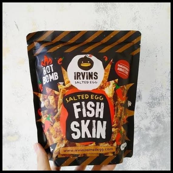 

Irvins Hot Bomb Salted Egg Fish Skin