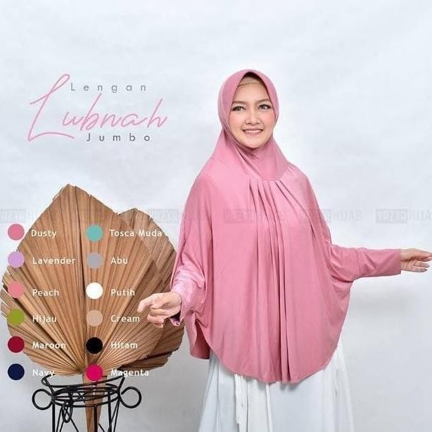 Bergo Instan Syari Lengan Jilbab Tangan Jumbo - Tom