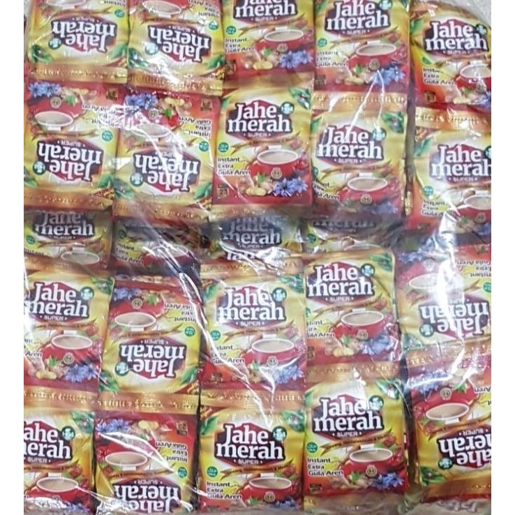 

Jahe Merah Super H64 Extra Gula Aren Per Bal // Jahe Merah Sachet