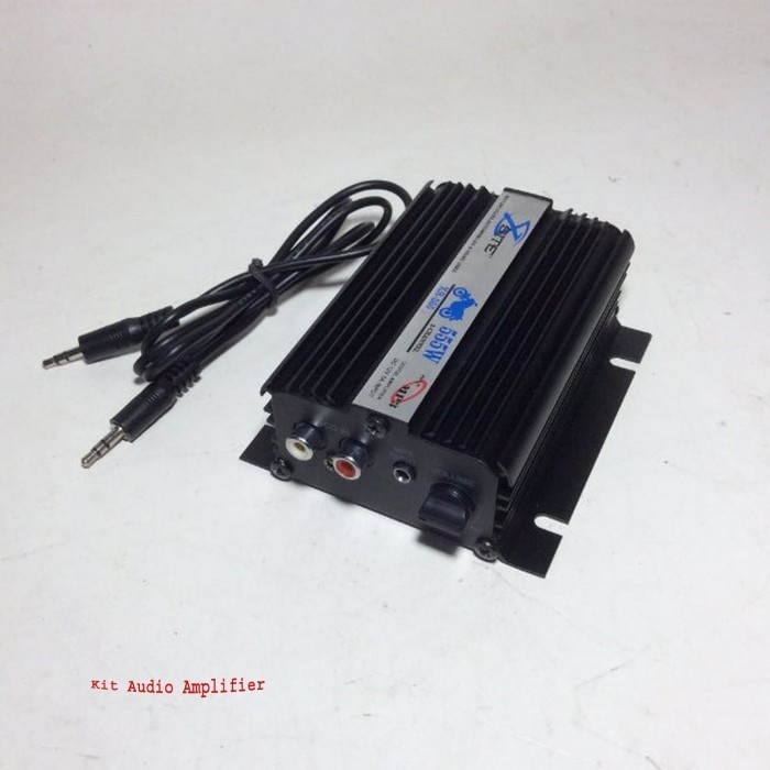 Power Amplifier Mini Xsite 555 W Input Jec Mp3 Dc12 Volt