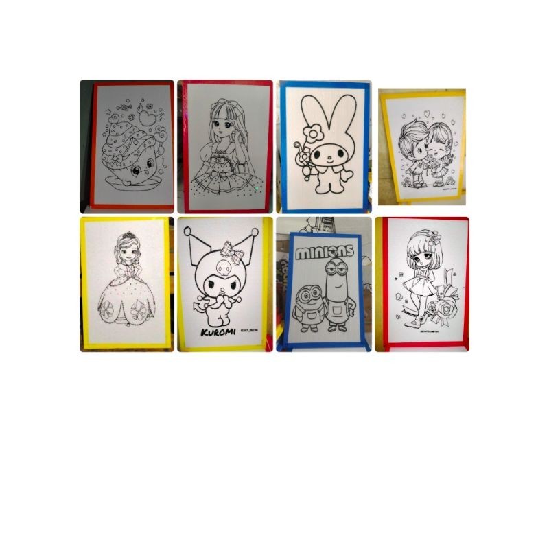 

Grosir paket 50 pcs Styrofoam lukis,gabus lukis ukuran 33*50