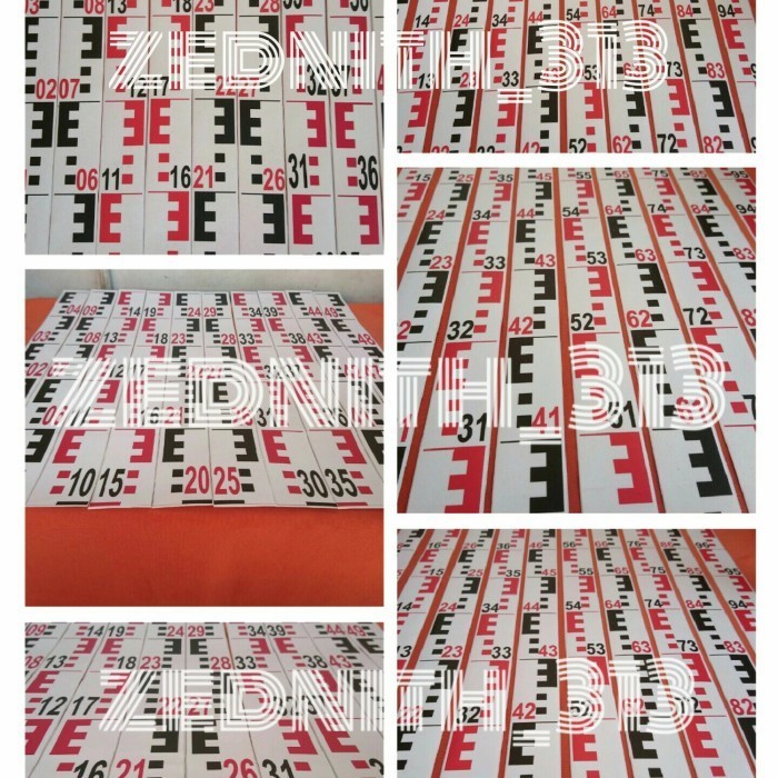 

Stiker Rambu Ukur/Stiker Bak Ukur/Stiker Ukur