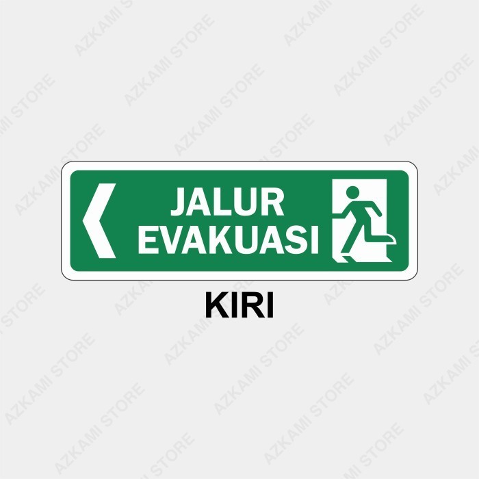 

Rambu Jalur Evakuasi 30Cm X 10Cm Akrilik