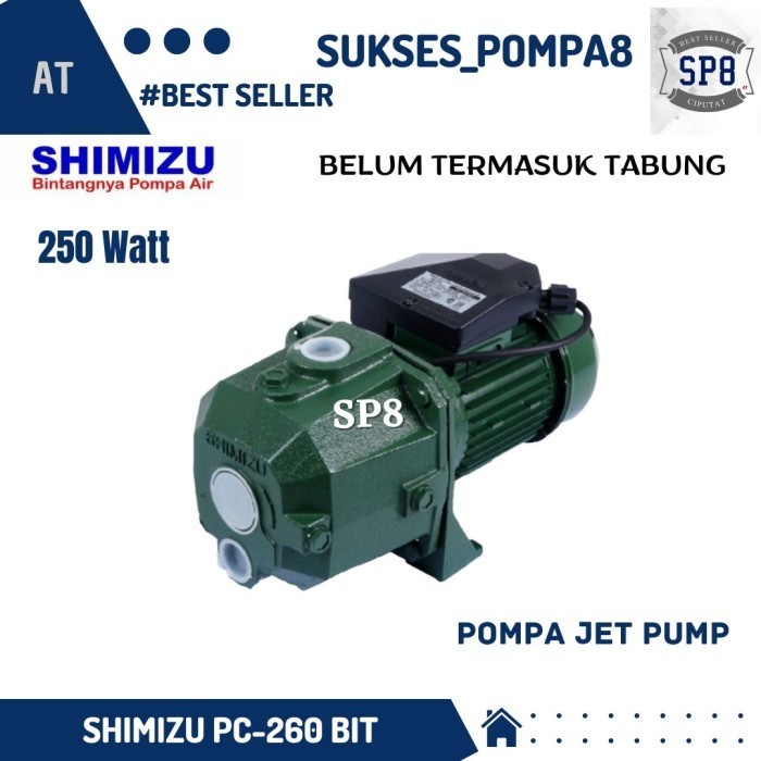 POMPA AIR SHIMIZU PC-260 BIT(NT) OTOMATIS / POMPA AIR JET PUMP