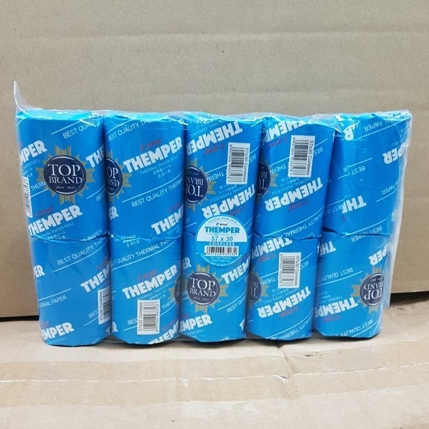 

THEMPER THERMAL PAPER EPRINT 57x30 KERTAS THERMAL CORELESS