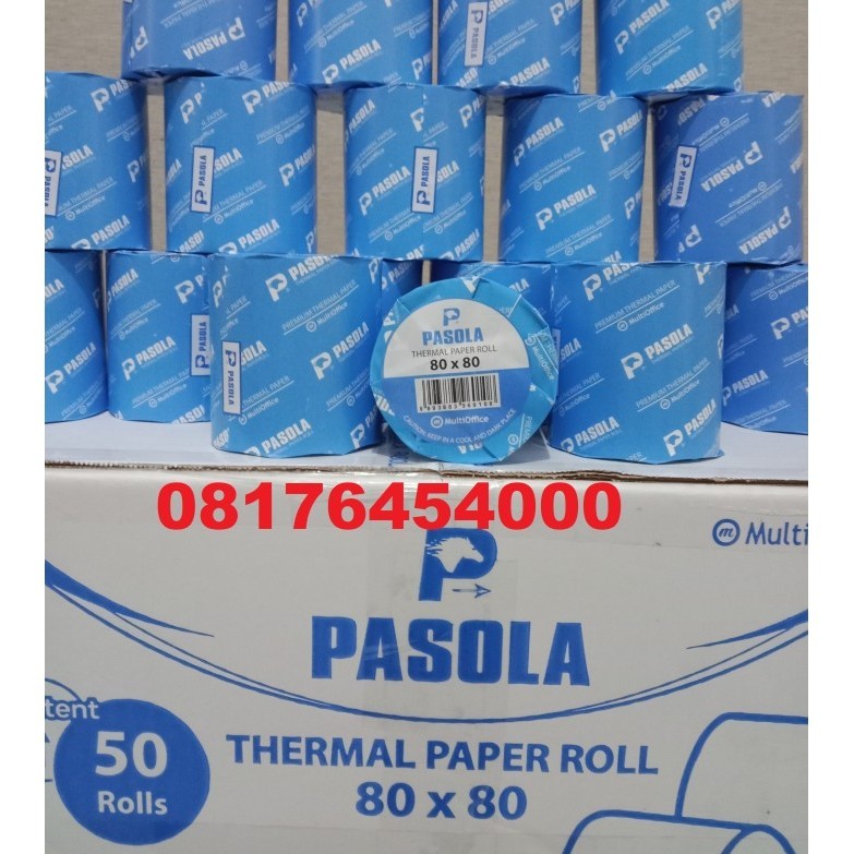 

JUAL KERTAS ROLL THERMAL 80X80 MURAH KERTAS ROLL KASIR