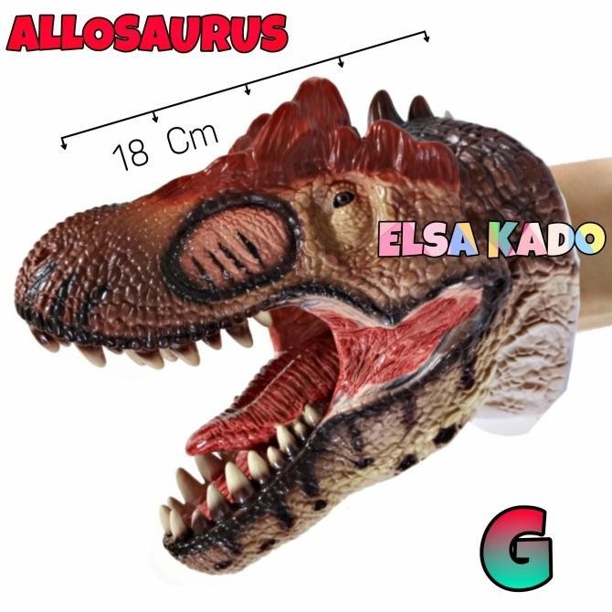 Mainan Sarung Tangan Dinosaurus shark Hand Puppet Boneka Tangan Hiu