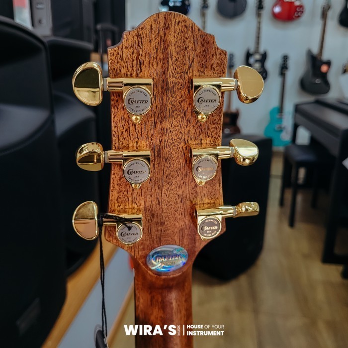 Mei Gitar Solid Akustik Elektrik Crafter Vl-D28 Ce Pro