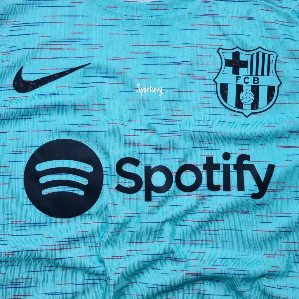 [BEST DEAL] Jersey Baju Bola Player Issue Barca Barcelona 3rd 2023/24 Jersey Player Issue Terbaru