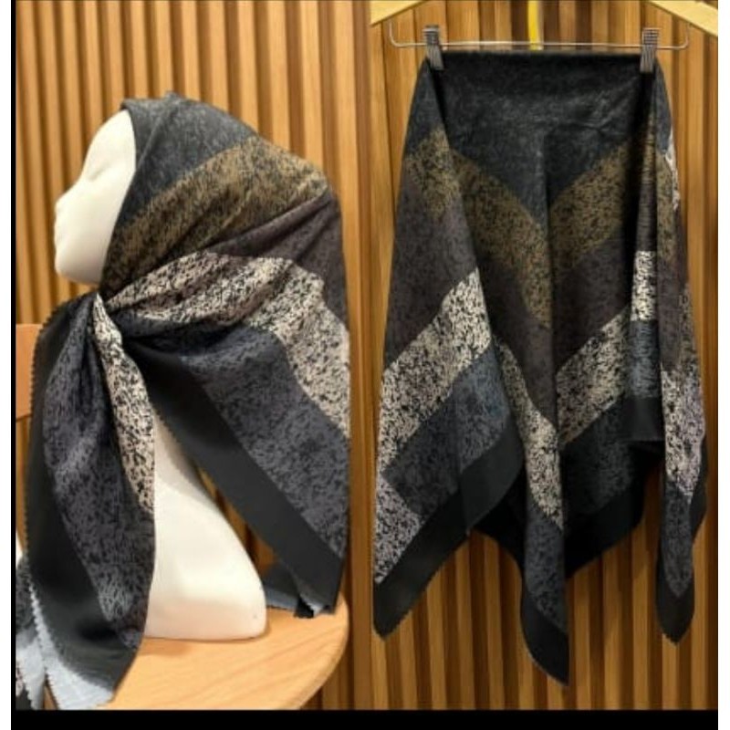 JILBAB SEGI 4 DENAY KW /KERUDUNG DENAY SEGI EMPAT DENAY KW SEGI 4 EMPAT KATUN VOAL MOTIF PREMIUM SEG