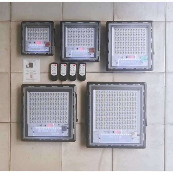 Lampu Led Sorot/Tembak 40Watt + Solar Panel Ori
