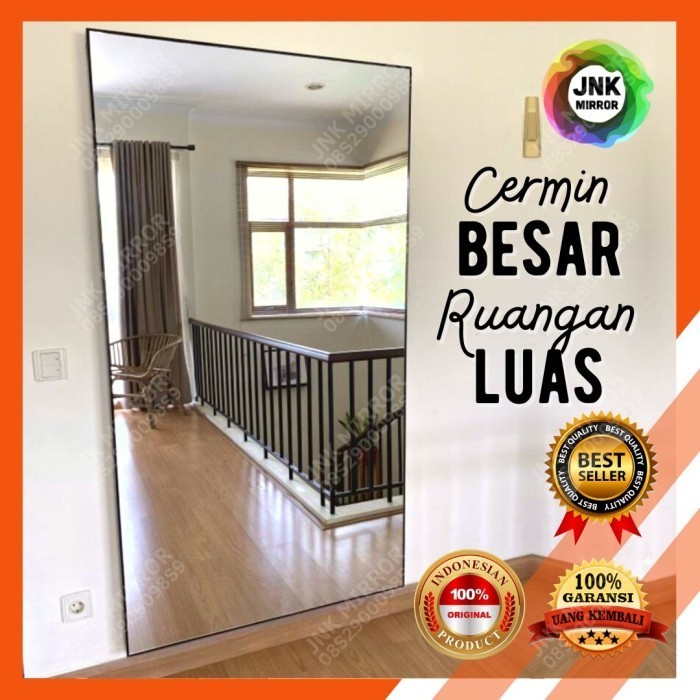 Ready Cermin dinding besar minimalis hias tempel panjang